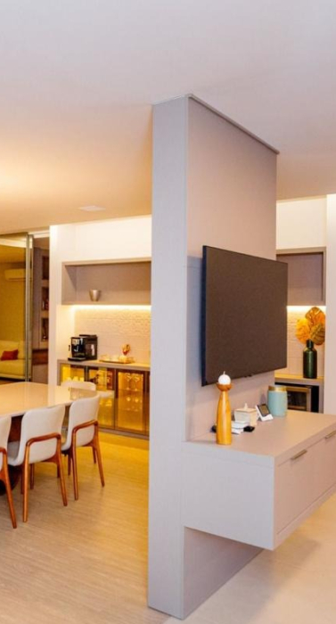 sala e cozinha americana - kaprixo