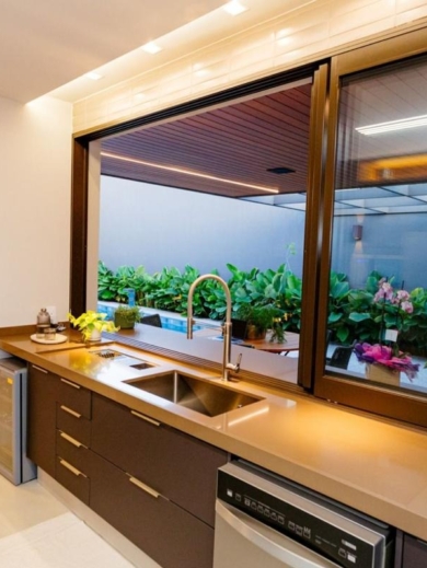 Cozinha padrão finger